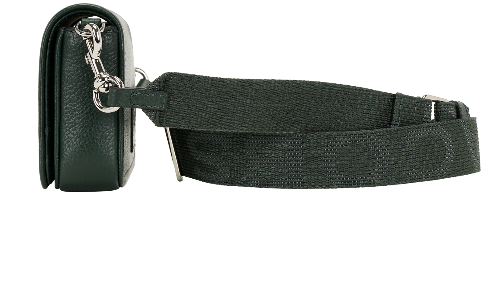 The Mini Bag, &pound;130, Handbags, Green, Leather, Bottom view